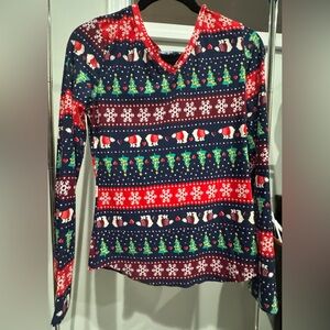🎄No Boundaries Juniors’ Christmas Long Sleeve Shirt